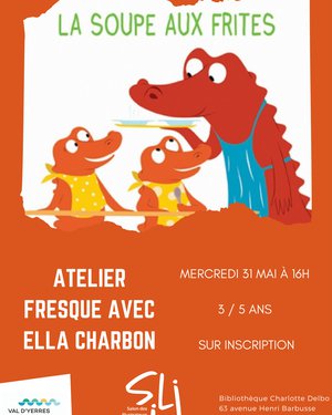 Salon des illustrateurs : atelier avec Ella Charbon