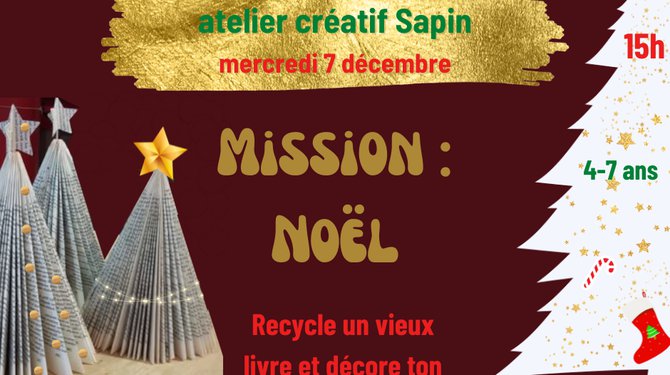 Atelier créatif : Sapin de Noël