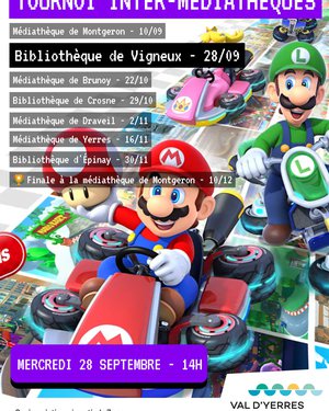 Tournoi Mario Kart 8 inter-médiathèques