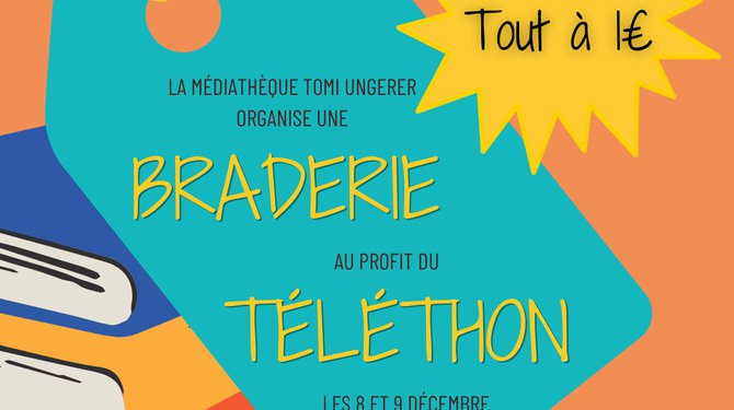 Braderie au profit du téléthon