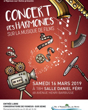 Concert des Harmonies sur la musique de films