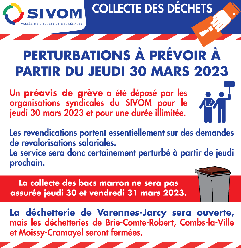 Grève du SIVOM : collecte des déchets perturbée