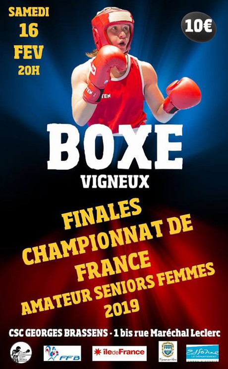 Finales championnat de France Sénior de boxe féminine 2019