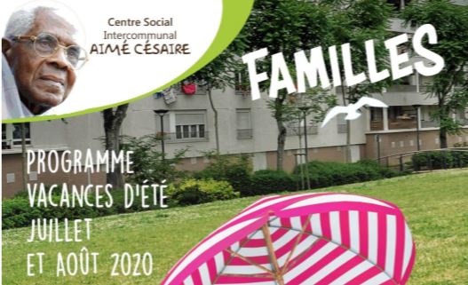 Programme centre social Aimé Césaire été 2020
