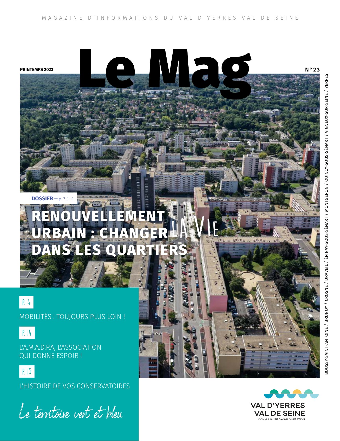 Magazine du Val d’Yerres Val de Seine Printemps 2023