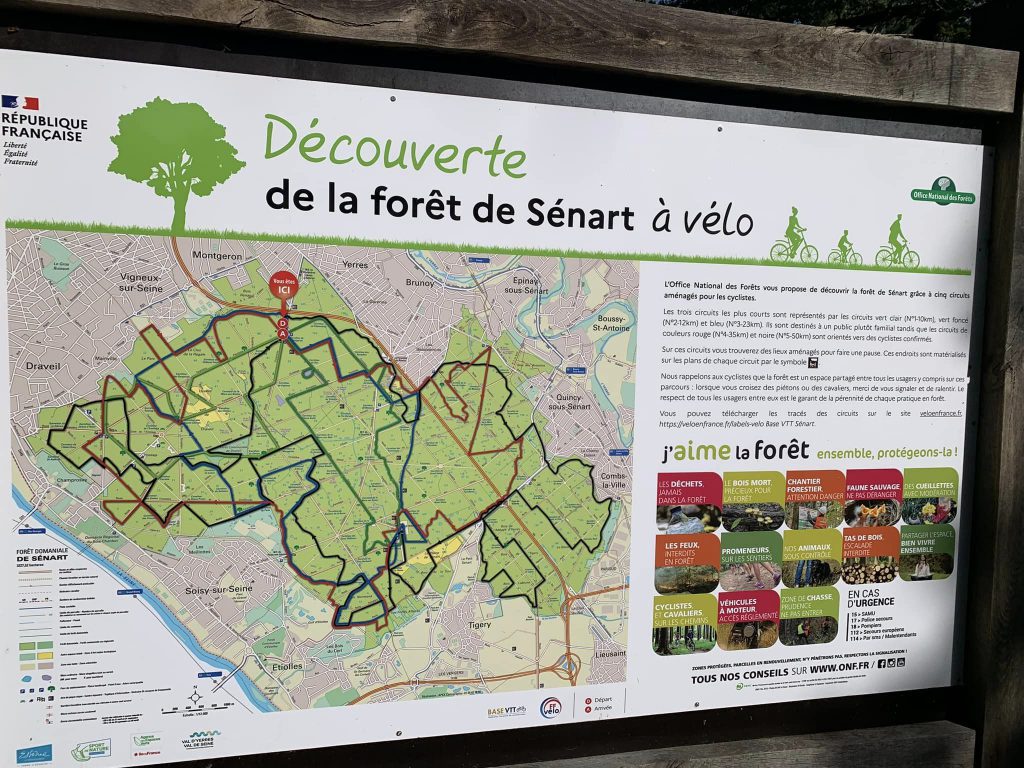 Base VTT en forêt de Sénart - Communauté d'Agglomération Val d'Yerres Val de Seine