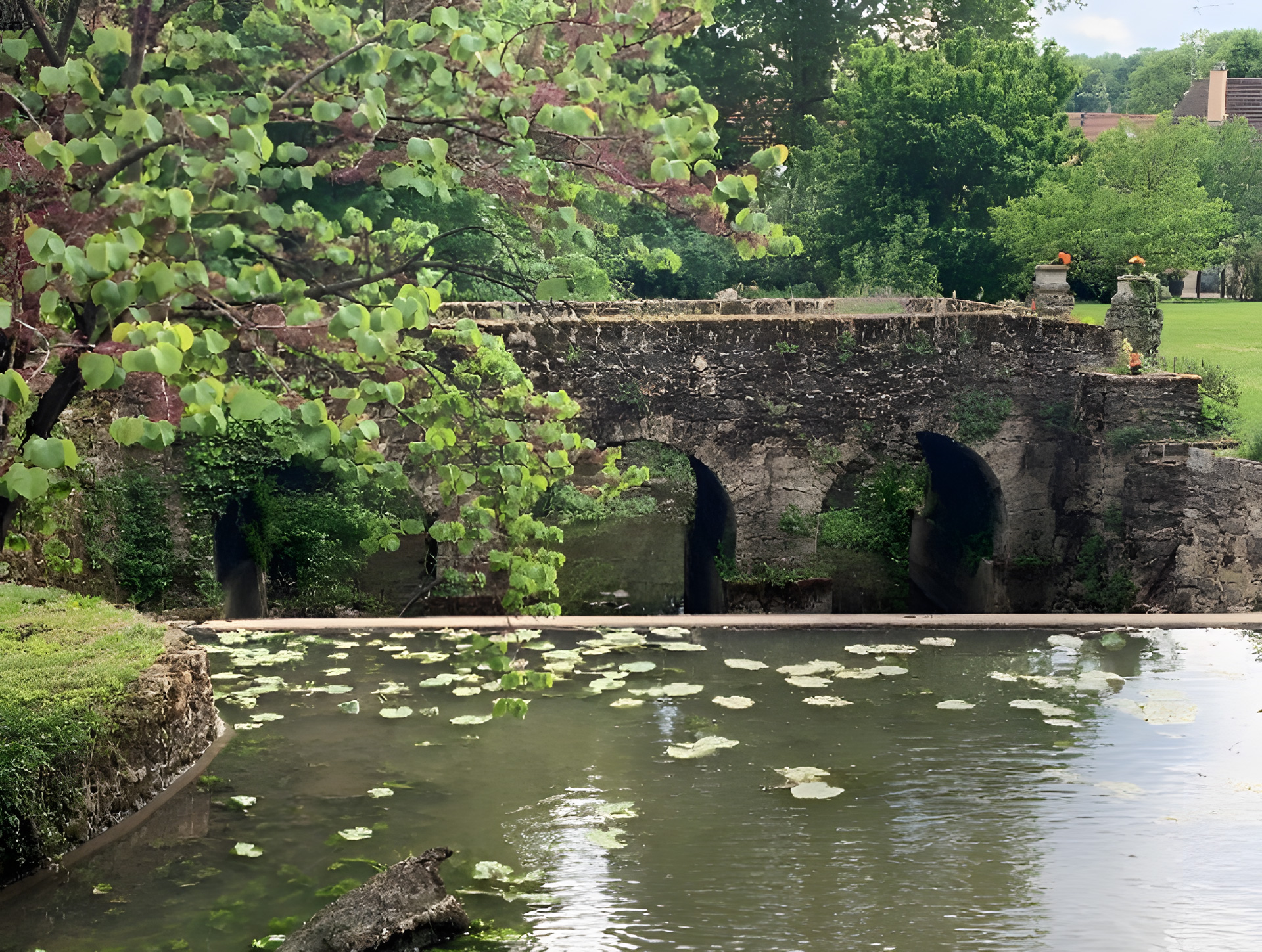 Pont sur le déversoir de l’Yerres