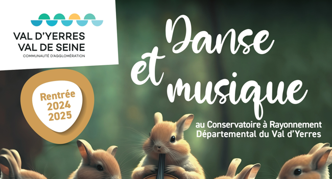 Préinscriptions au Conservatoire à Rayonnement Départemental du Val d’Yerres pour l’année scolaire 2024-2025