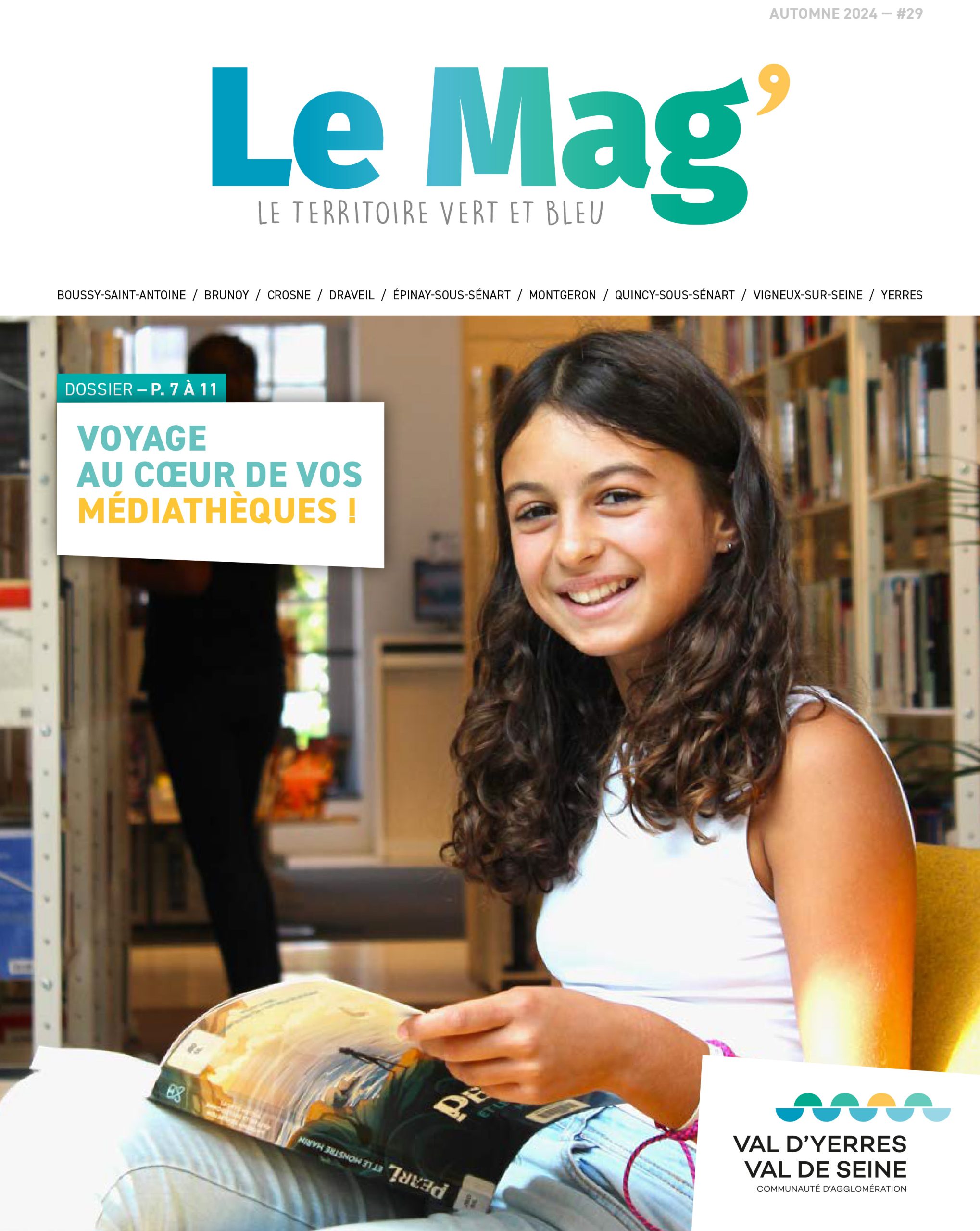 Magazine du Val d’Yerres Val de Seine automne 2024