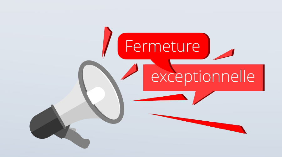 Fermeture exceptionnelle des équipements mardi 16 décembre