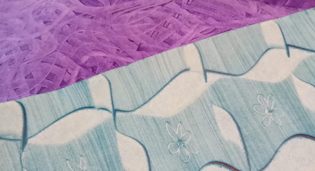 Atelier pour adultes. Papiers à la colle