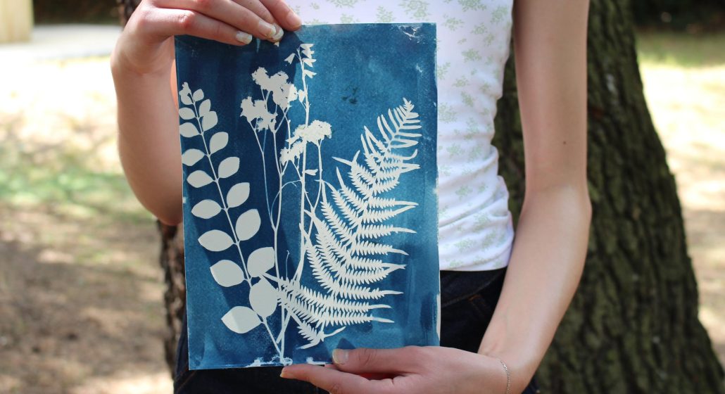 Ateliers pour adultes. Cyanotype